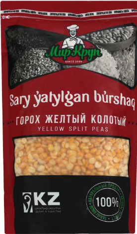 Горох колотый 3кг дойпак миркруп