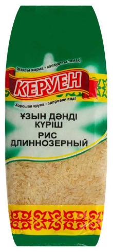 Рис длиннозерный 800гр п/п керуен