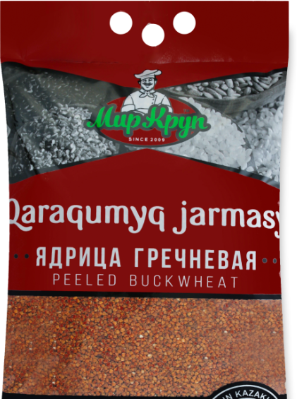 Гречневая крупа 800гр дойпак миркруп