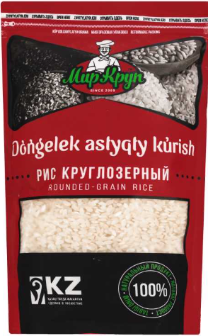 Рис круглозерный 5кг дойпак Миркруп