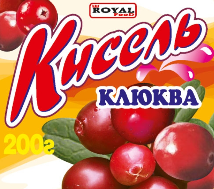 Кисель 200гр. Клюква
