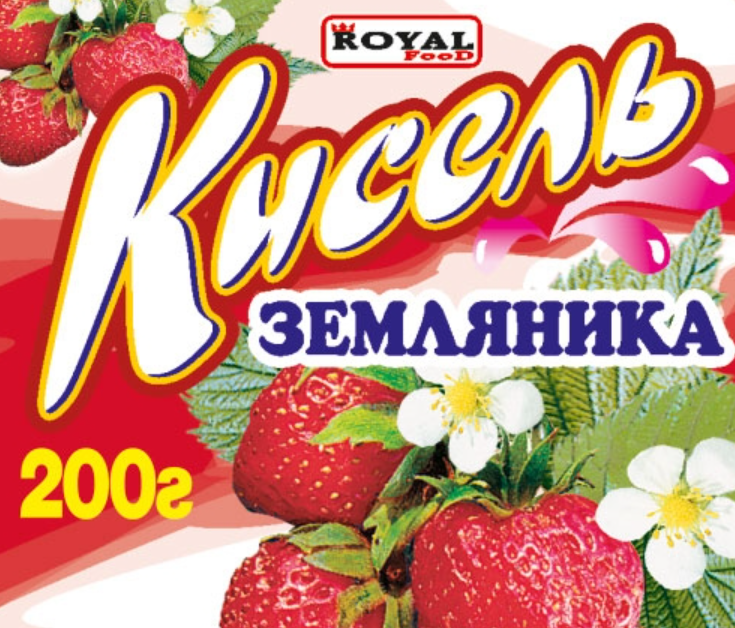 Кисель 200гр Земляника