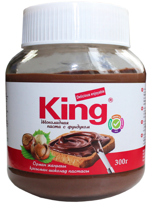 KING Шокол. паста с фундуком 300 гр