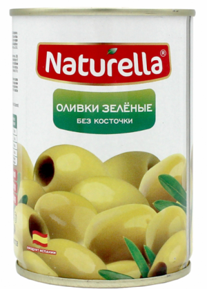 NATURELLA (TR) Оливки Зелёные без кост.280гр