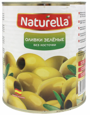 NATURELLA ISP.Оливки Зелёные без кост.280гр