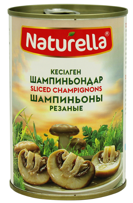 NATURELLA Резаные Шампиньоны 400 гр