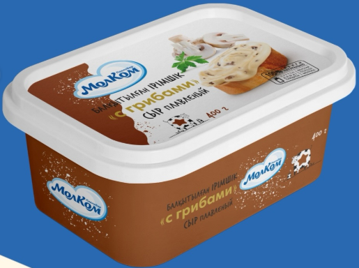 Сыр плавленый "С грибами" МолКом 400 гр
