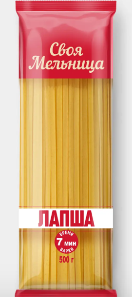 Лапша «Своя Мельница», 500 г
