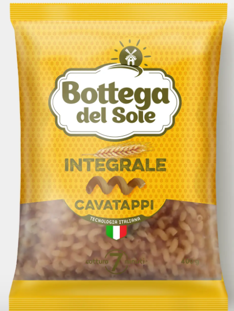 Макаронные изделия «Витки», цельнозерновые «Bottega del Sole», 400 г