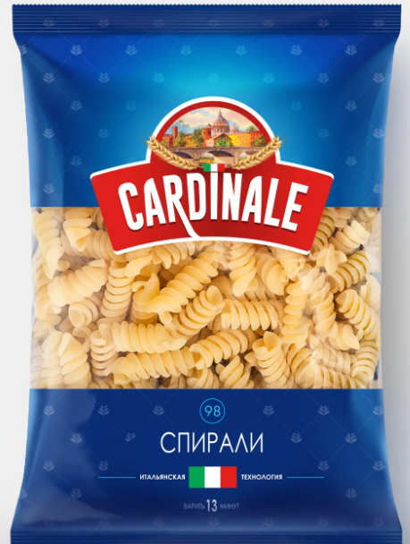 Макаронные изделия «Спирали» «Cardinale», 400 г
