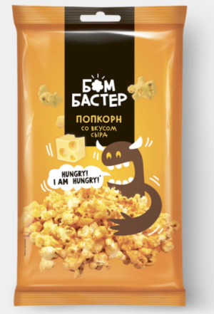 Попкорн со вкусом сыра «Бомбастер», 80 г