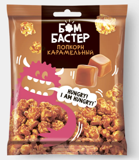 Попкорн карамельный «Бомбастер», 50 г
