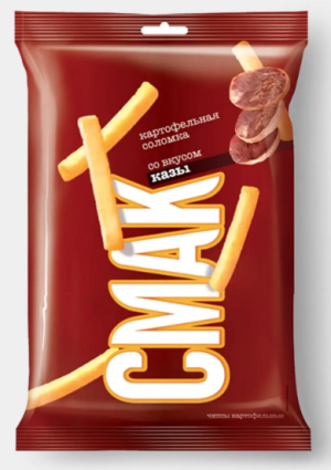 Картофельная соломка со вкусом казы «СМАК», 60 г