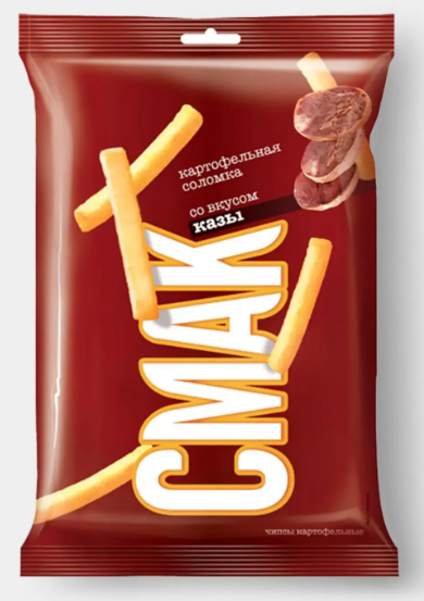 Картофельная соломка со вкусом казы «СМАК», 60 г