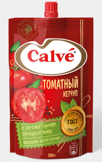Кетчуп «Томатный» «Calve», 350 г