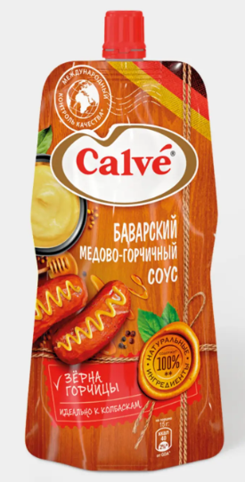 Соус «Баварский» медово-горчичный «Calve», 230 г