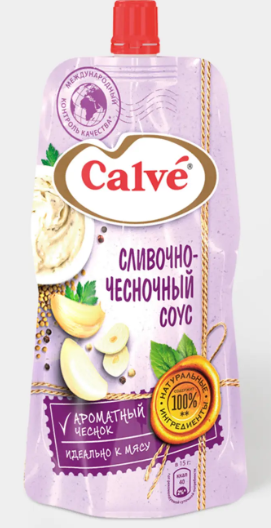 Соус сливочно-чесночный «Calve», 230 г