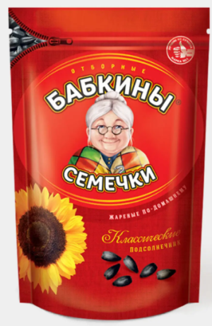 Семечки отборные, жареные «Бабкины семечки», 300 г