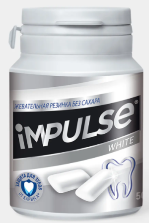 Жевательная резинка WHITE «Impulse ICE», 56 г