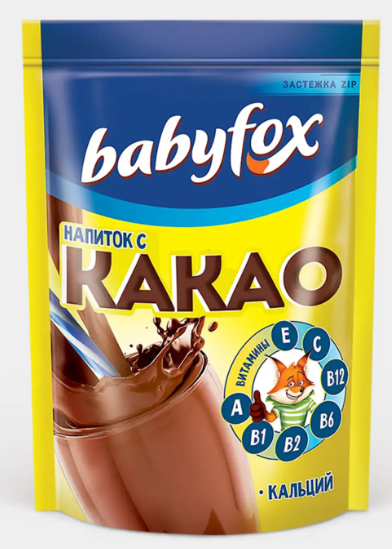 Напиток с какао «BabyFox», 135 г