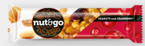 Батончик с арахисом и клюквой «Nut&Go», 42 г