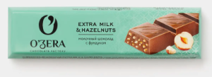 Шоколад молочный Extra milk & Hazelnut «O'Zera», 45 г