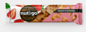 Батончик «Кешью и клубника» «Nut&Go», 36 г