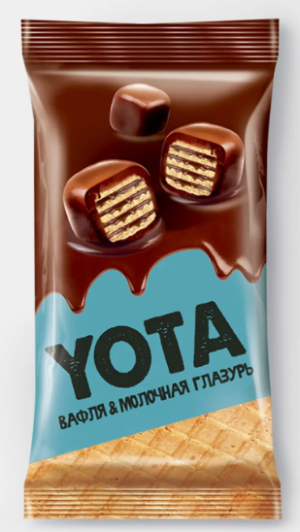 Драже вафля в молочно-шоколадной глазури «Yota», 40 г
