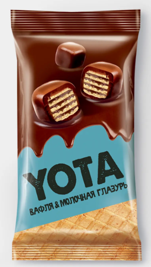 Драже вафля в молочно-шоколадной глазури «Yota», 40 г