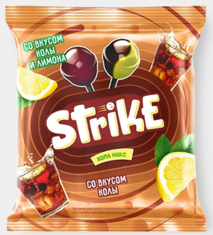 Карамель на палочке «Cola на максималках» «Strike», 113 г
