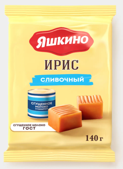 Ирис сливочный «Яшкино», 140 г
