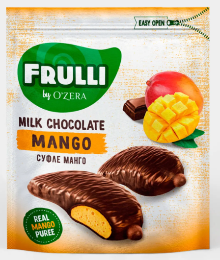 Конфеты Frulli суфле манго в шоколаде «O'Zera», 125 г