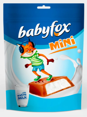 Конфеты mini с молочной начинкой «BabyFox», 120 г