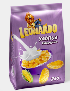 Хлопья кукурузные «Leonardo», 250 г