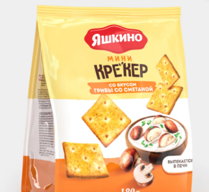 Крекер мини со вкусом «грибы со сметаной» «Яшкино», 180 г