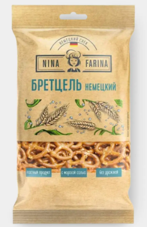 Крендельки «Бретцель немецкий» «Nina Farina», 90 г