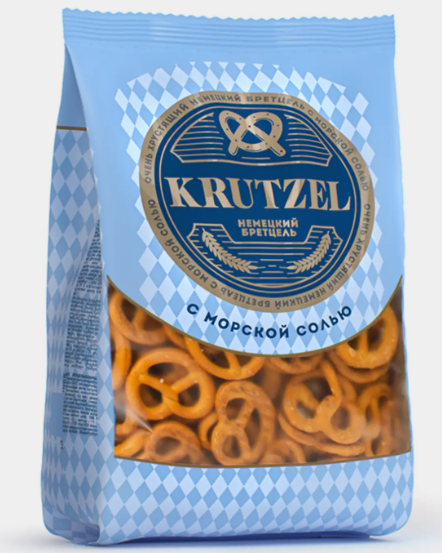 Крендельки «Бретцель» с солью «Krutzel», 250 г