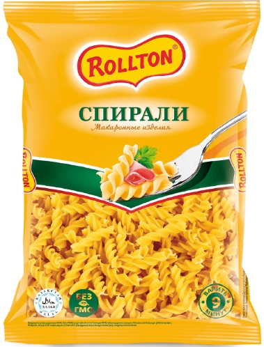 Роллтон Макаронные изделия СПИРАЛИ 1600гр