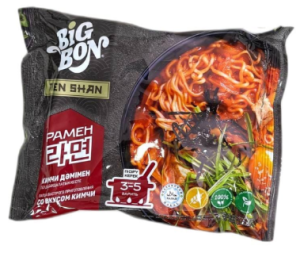 BIGBON Рамен со вкусом КИМЧИ 100гр.