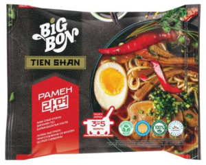 BIGBON Рамен со вкусом острый говядины 100гр