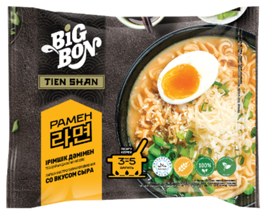 BIGBON Рамен со вкусом Сыра,100гр.
