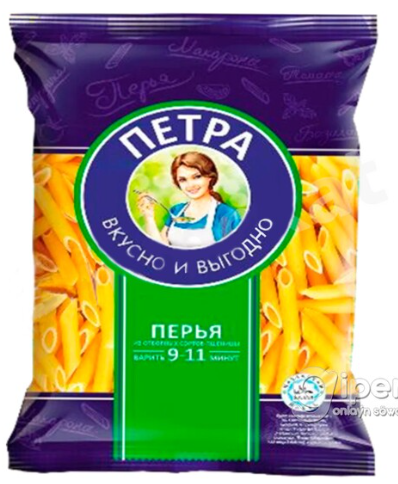 ПЕТРА  Макаронные изделия ПЕРЬЯ 400 гр