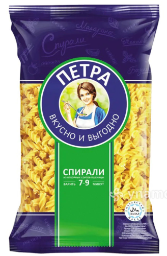 ПЕТРА  Макаронные изделия СПИРАЛИ 400 гр