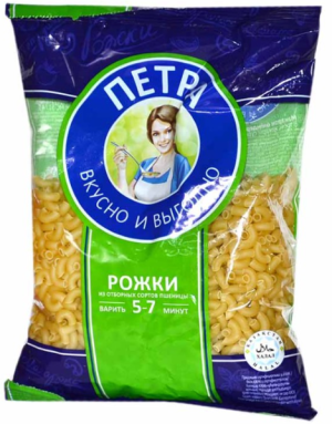 ПЕТРА  Макаронные изделия РОЖКИ 400 гр