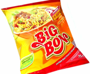 BIGBON Лапша со вкусом острой курицы 75 гр