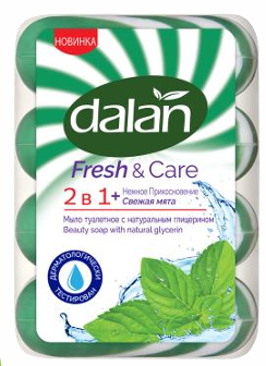 Мыло Dalan Свежая мята  90гр.*4шт
