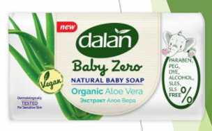 Мыло Dalan Baby Zero  экстракт алоэ вера  90 гр.