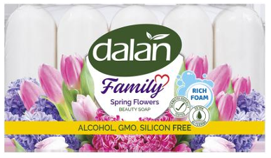 Мыло Dalan Family  Весенний букет 75гр.*5шт