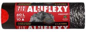 Alufix Пакеты для мусора с затяжкой  53x60см,35л/15шт
