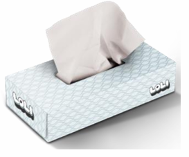 Салфетки в  коробке Loli AUTO 70 листов